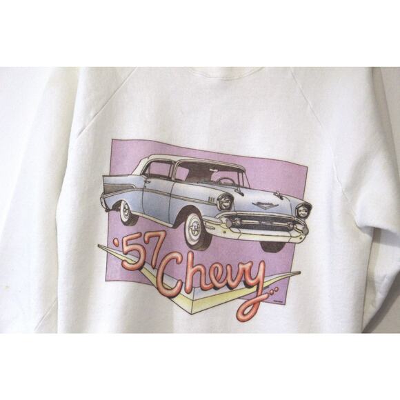 Vintage Chevy 1957 Sweatshirt Large - Picture 2 of 5